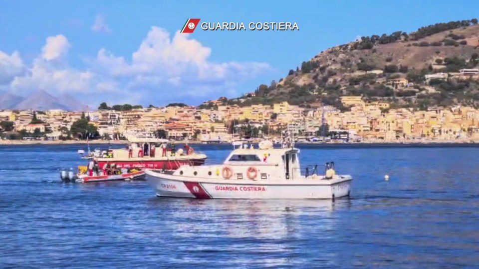 a guardia costiera boat is floating in the water