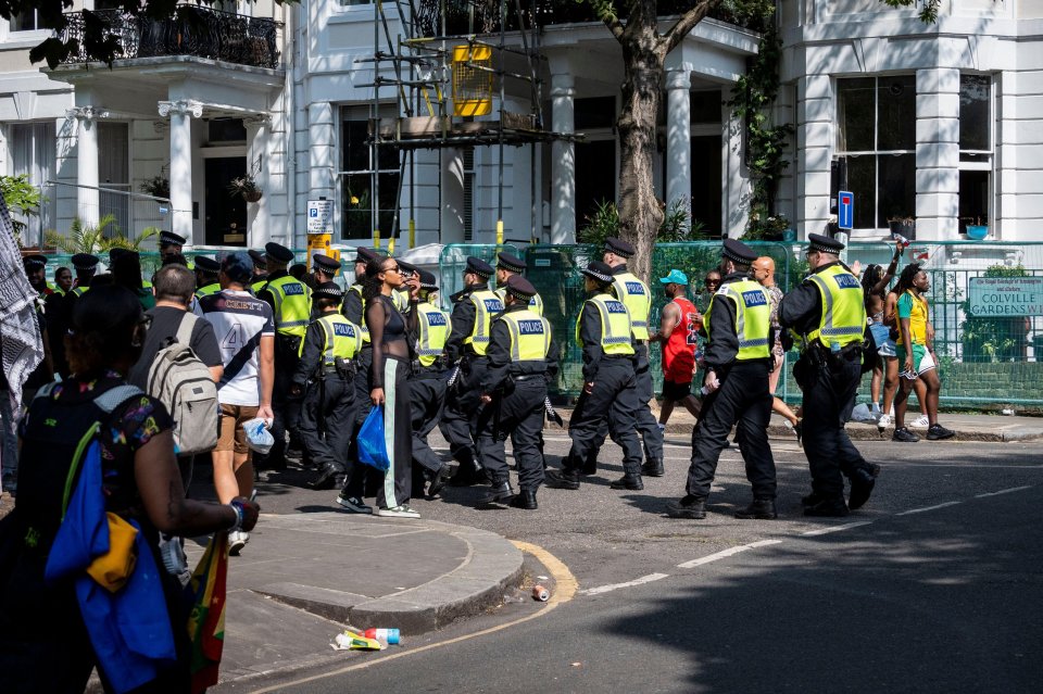 The Metropolitan Police said 35 officers were left injured