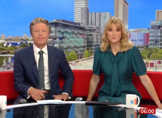 Rachel Burden joined Charlie Stayt on BBC Breakfast