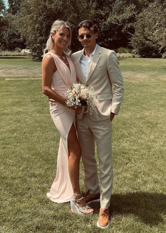 Bournemouth star Enes Unal poses with wife Lisa