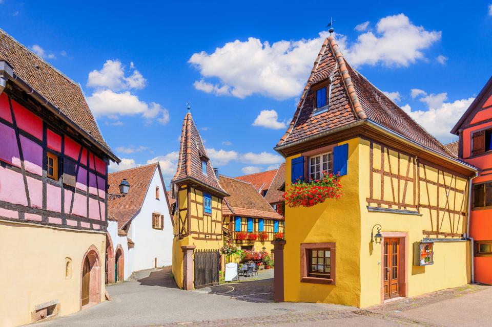 Cars are banned in Eguisheim