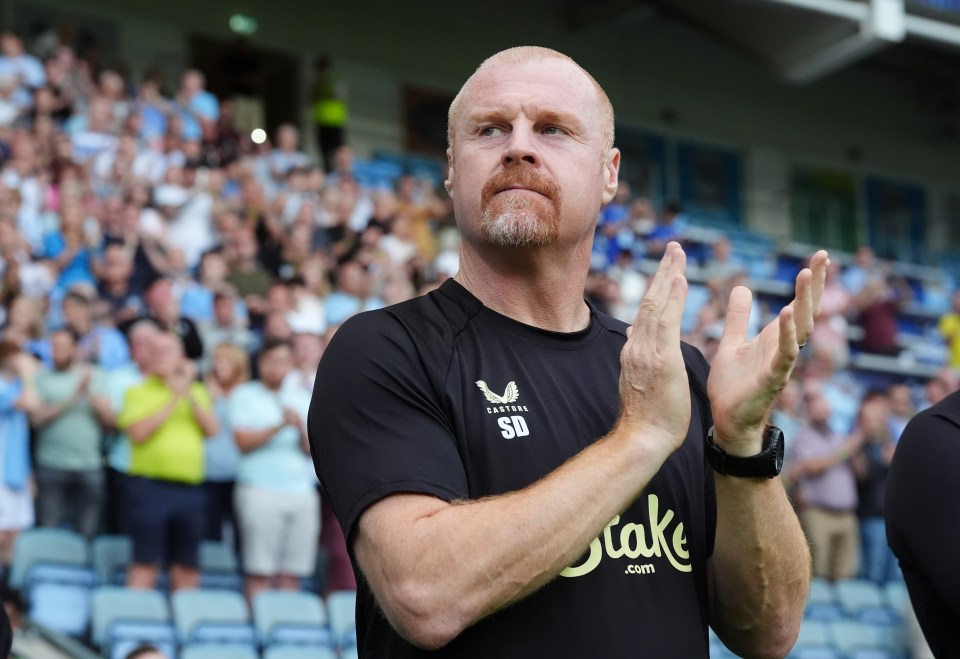 The ace is training with Sean Dyche at Finch Farm