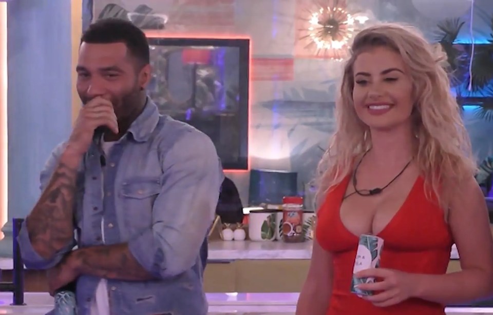 Chloe on Celebrity Big Brother with Jermaine Pennant