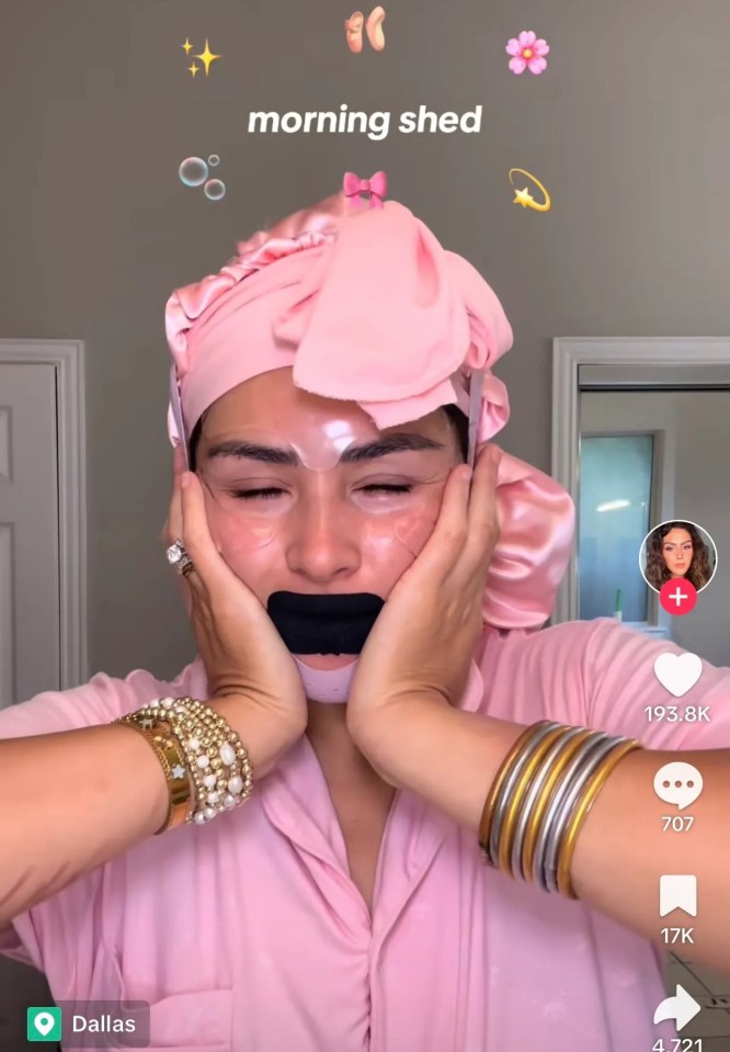 The TikTok beauty trend called the morning shed