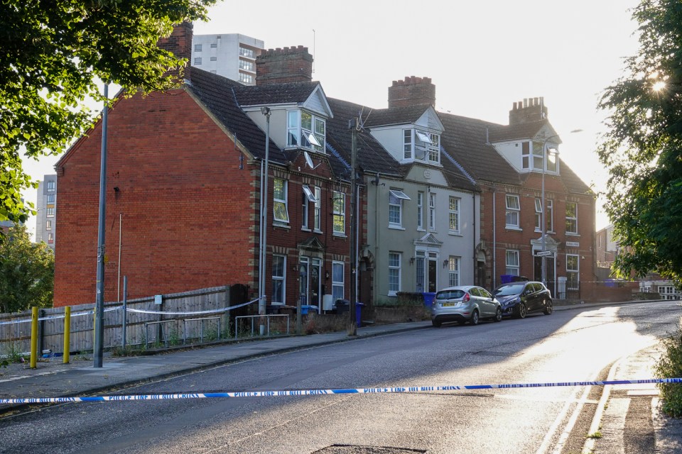 A section of Burrell Road was cordoned off and traffic diverted