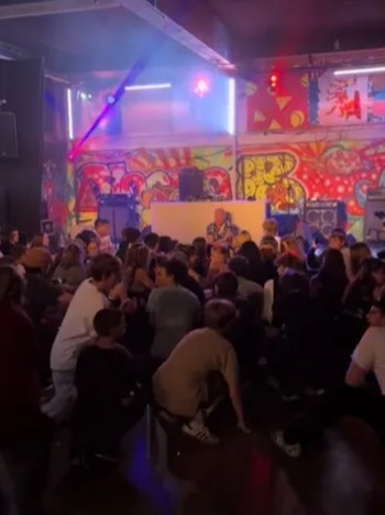 Fatboy Slim entertained a room full of kids in Brighton at a surprise gig