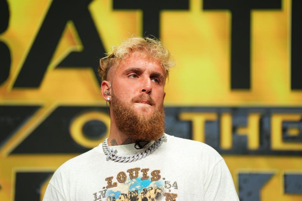 Jake Paul at the Professional Fighters League 'Battle of the Giants' press conference