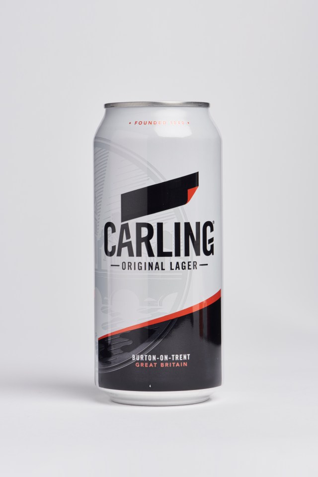 a can of carling original lager from great britain