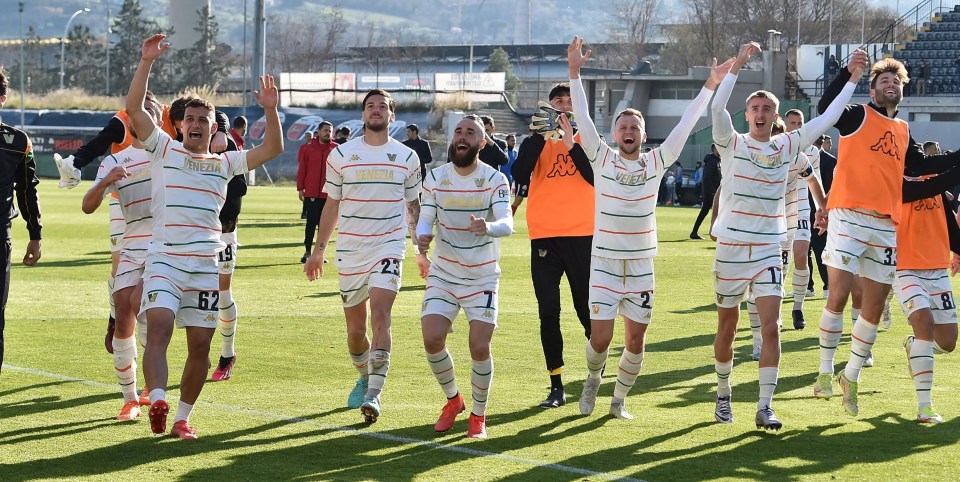 Venezia were facing relegation down to the fourth tier