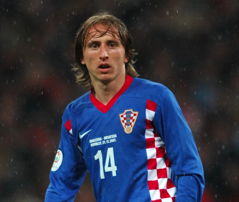 Luka Modric was just 22 when he featured in the win at Wembley in 2007