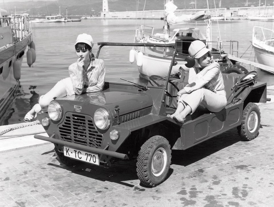 two women sit in a jeep with the license plate k-tc-770