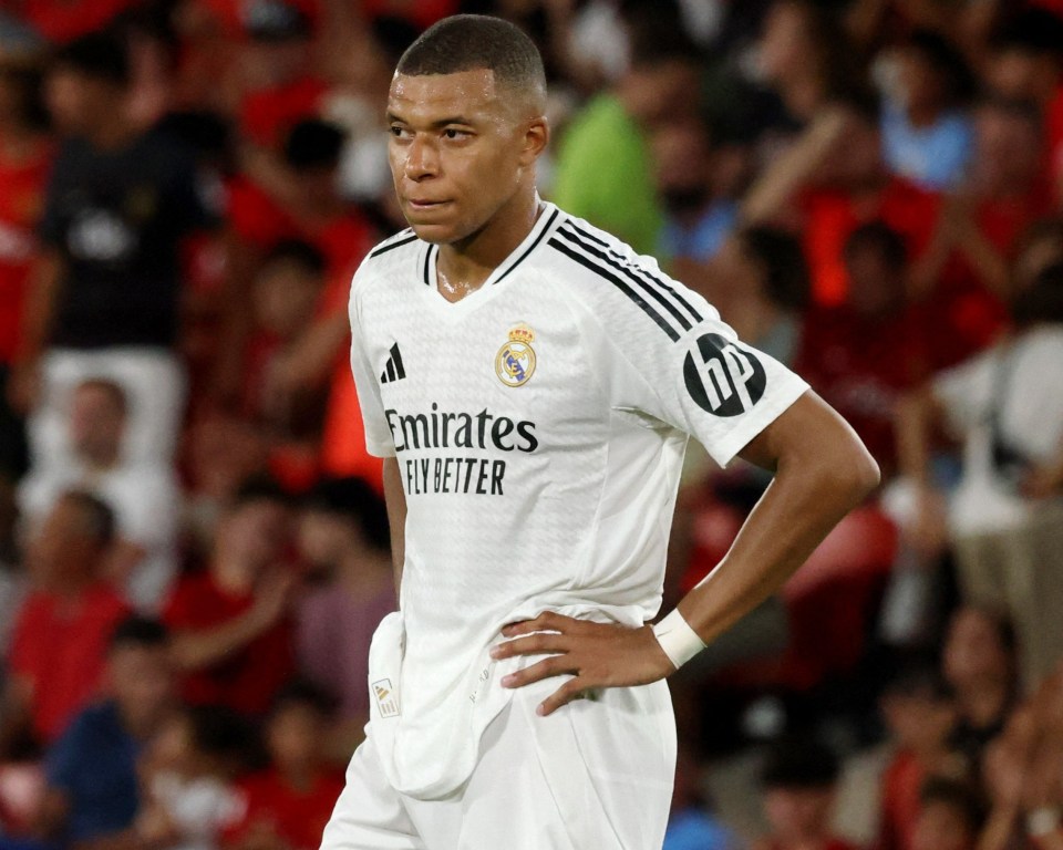 Kylian Mbappe had a far from ideal league debut for the European champions