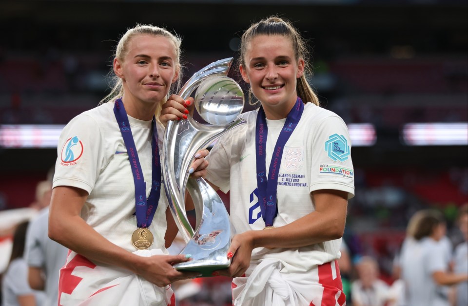 Chloe pushed the Lionesses over the line at Euro 2022 with a late goal to beat Germany in the final at Wembley