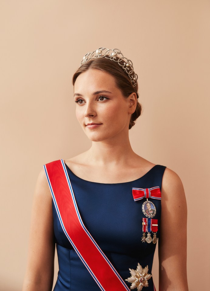 The young heir is second-in-line to the Norwegian throne