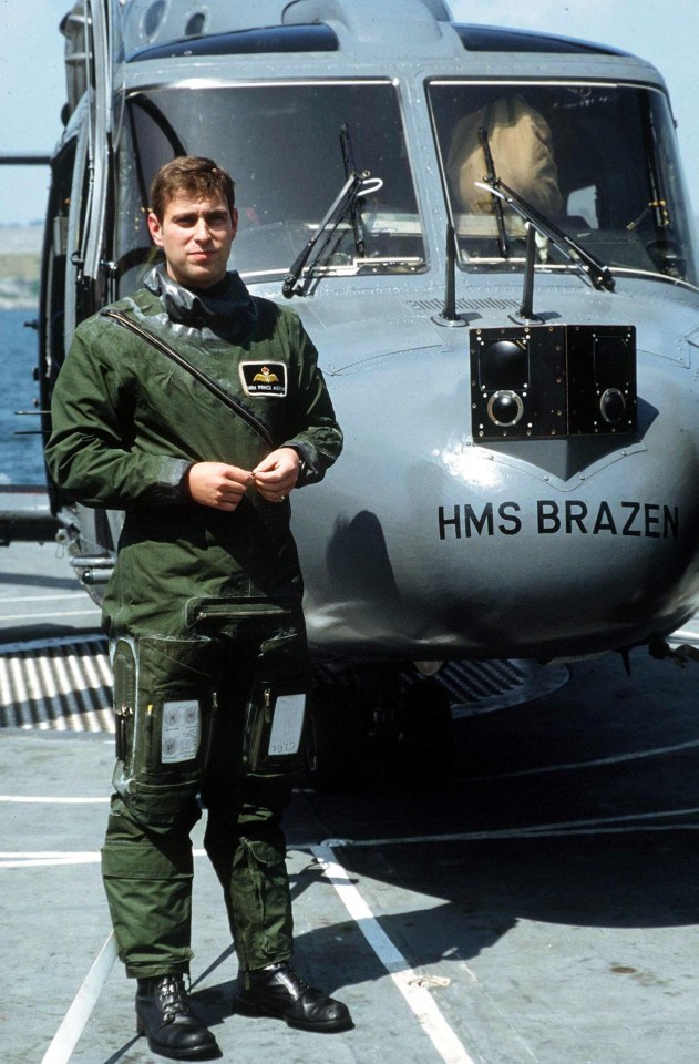 Prince Andrew was a Royal Navy helicopter pilot during the 1982 Falklands War