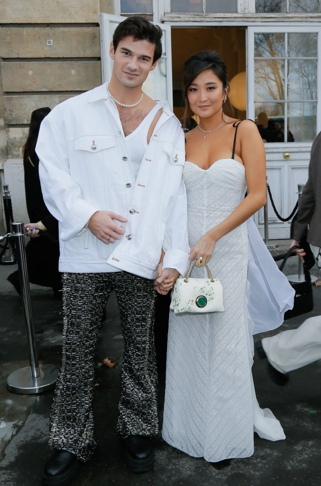 Paul Forman and Ashley at Paris Fashion Week in March