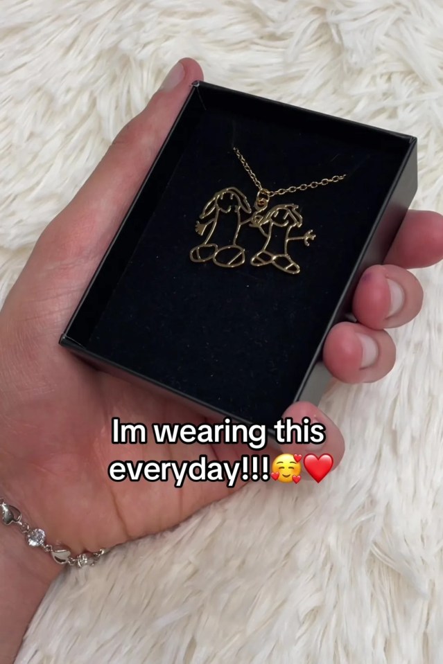 People pointed out an inappropriate detail on the personalised necklace