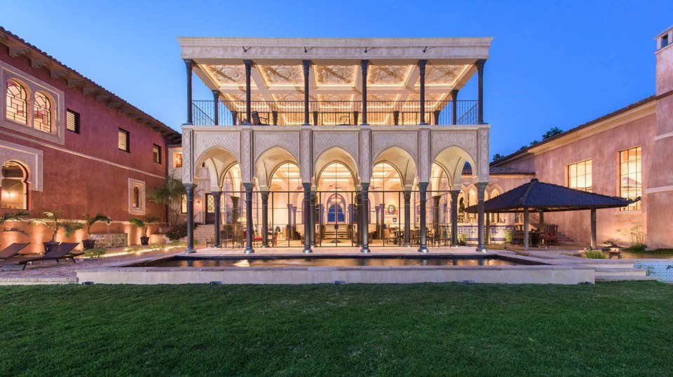 Ellen's former villa is inspired by the Alhambra Palace