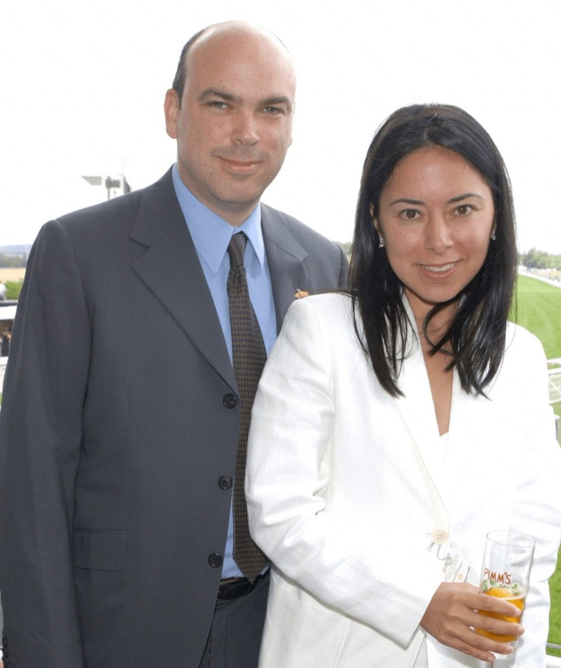 Mike Lynch with his wife Angela Bacares