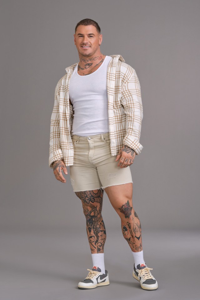 Tradie Cooper is heavily tattooed