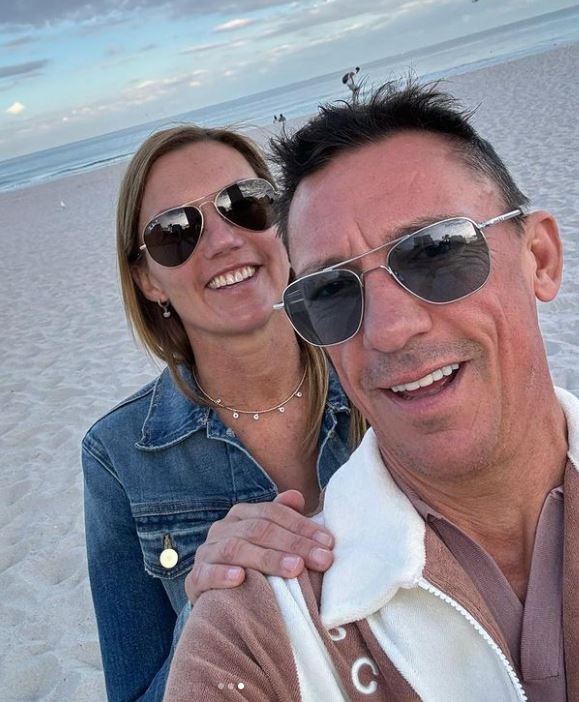 Frankie Dettori and wife Catherine are absolutely loving life in the States