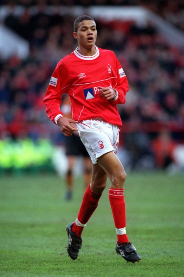 Jenas was just 17 when he made his debut for boyhood club Nottingham Forest