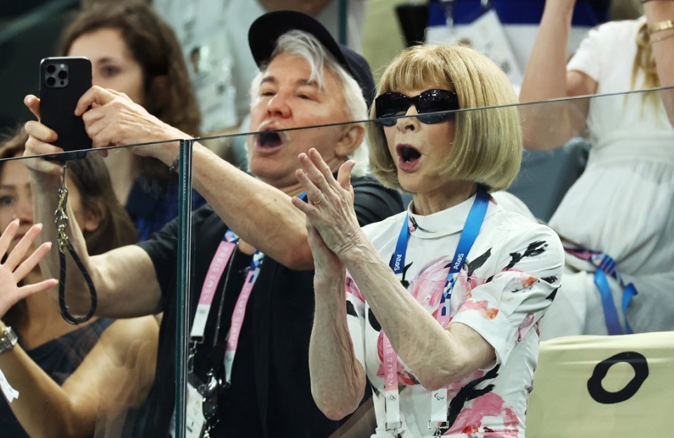 Anna Wintour and film director Baz Luhrmann were exicted by what they saw