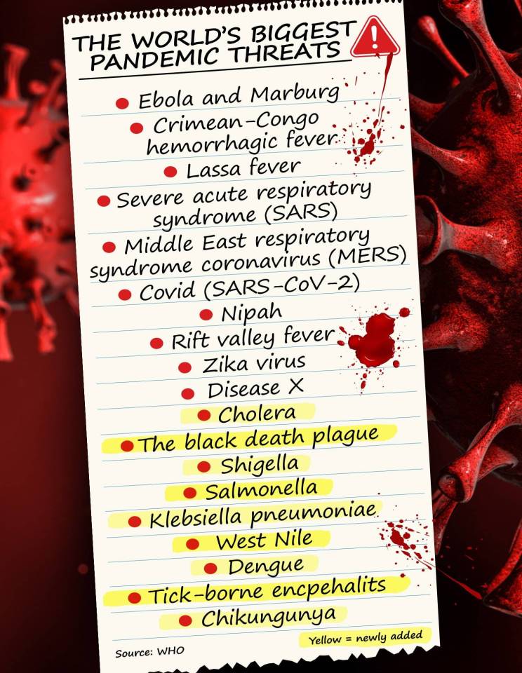 Lassa is on the WHO's list of diseases with pandemic potential