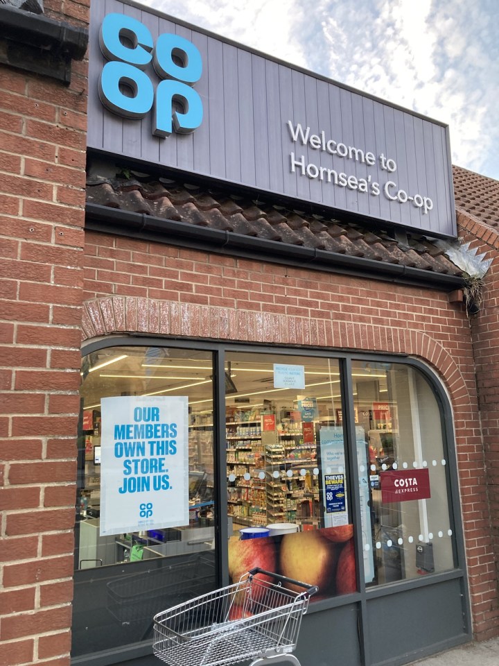 Shoppers have noticed the boxes at the Hornsea branch in East Yorkshire