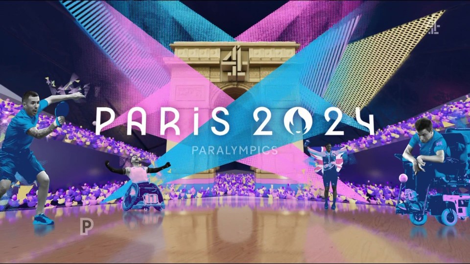 a poster for the paris 2024 paralympic games