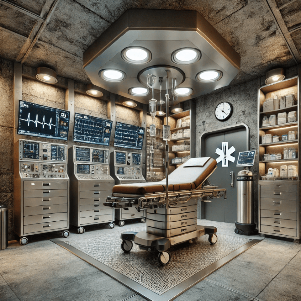 A design of a bunker medical suite that SAFE say is in increasing demand