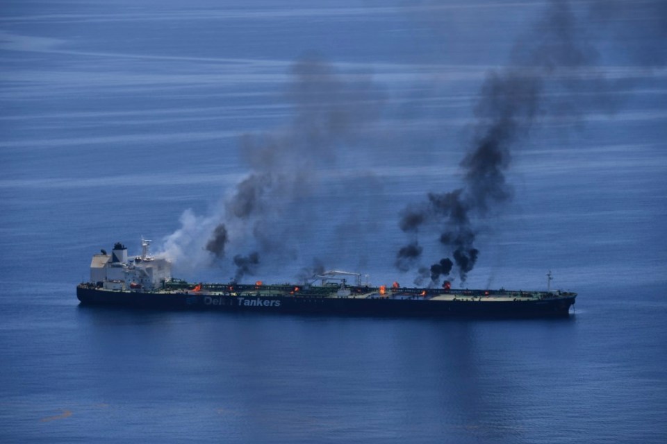 a large ship with the word tankers on the side