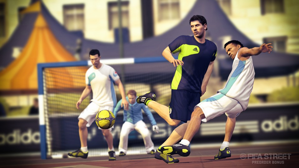 Yard Ball has been compared to a real life version of the game FIFA Street