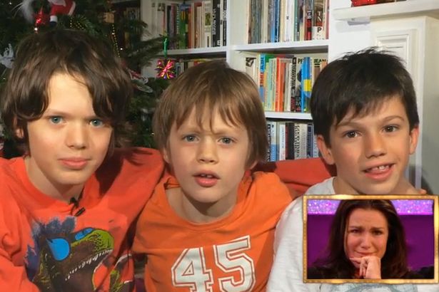 Susanna Reid’s three sons in 2013 - who are now old enough to party with their mum