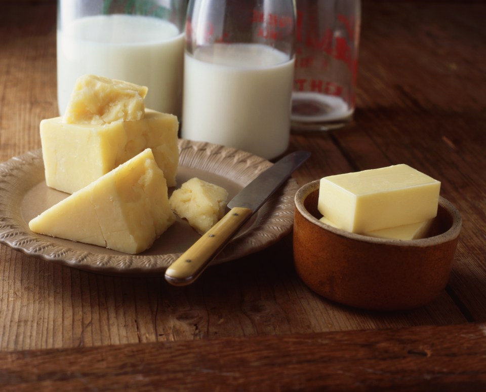 Cutting out fats - such as saturated fats (pictured), could see you miss out on...