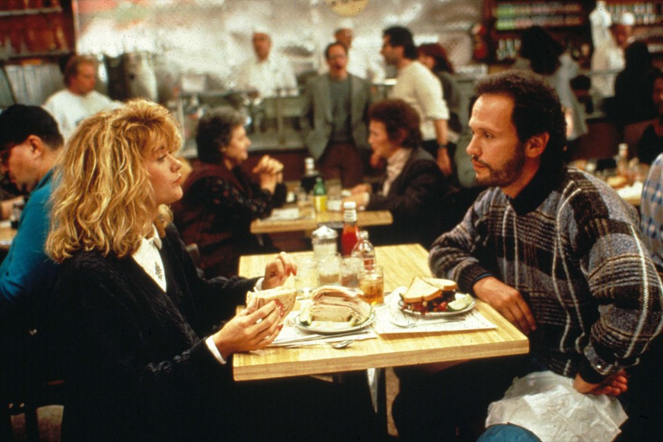 Meg faked an orgasm in a classic When Harry Met Sally scene