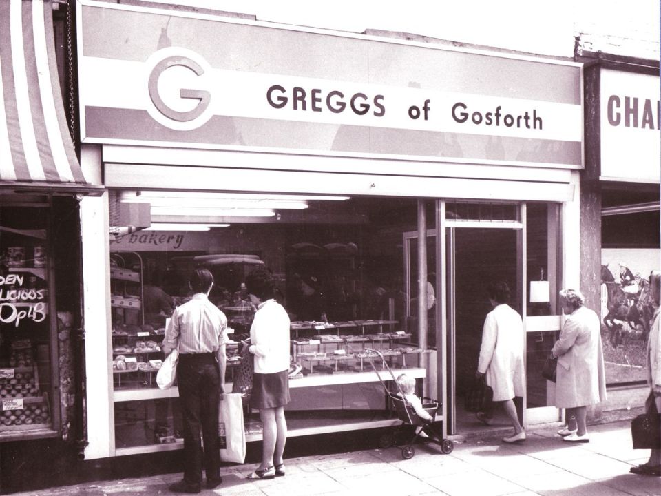 There have been queues since the first ever Greggs, Gosforth 1951