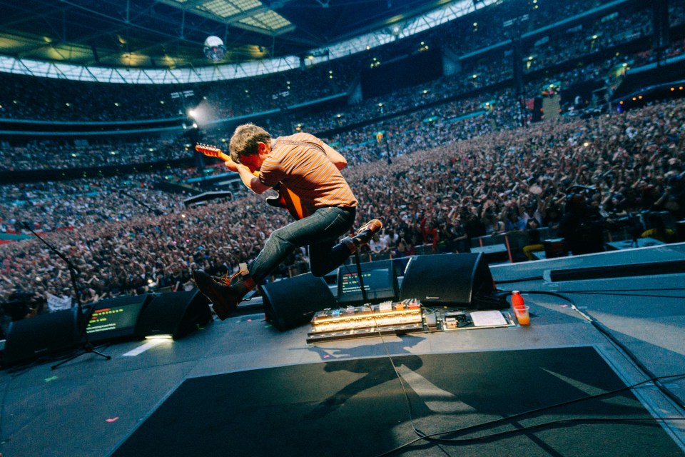 Graham gets into the swing of things at Wembley Stadium last year