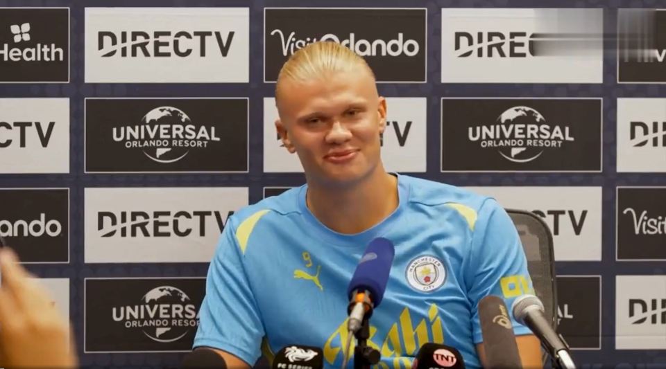 Erling Haaland taught some reporters their manners in his press conference last week