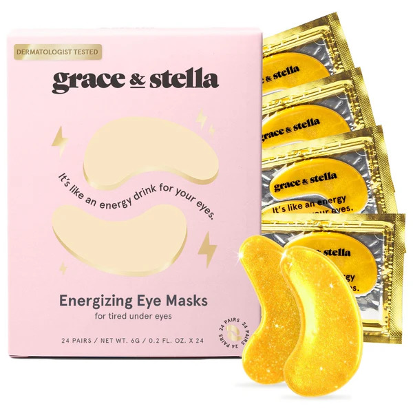 Emily uses the energising eye masks from Grace & Stella, and they work out at just 71p each