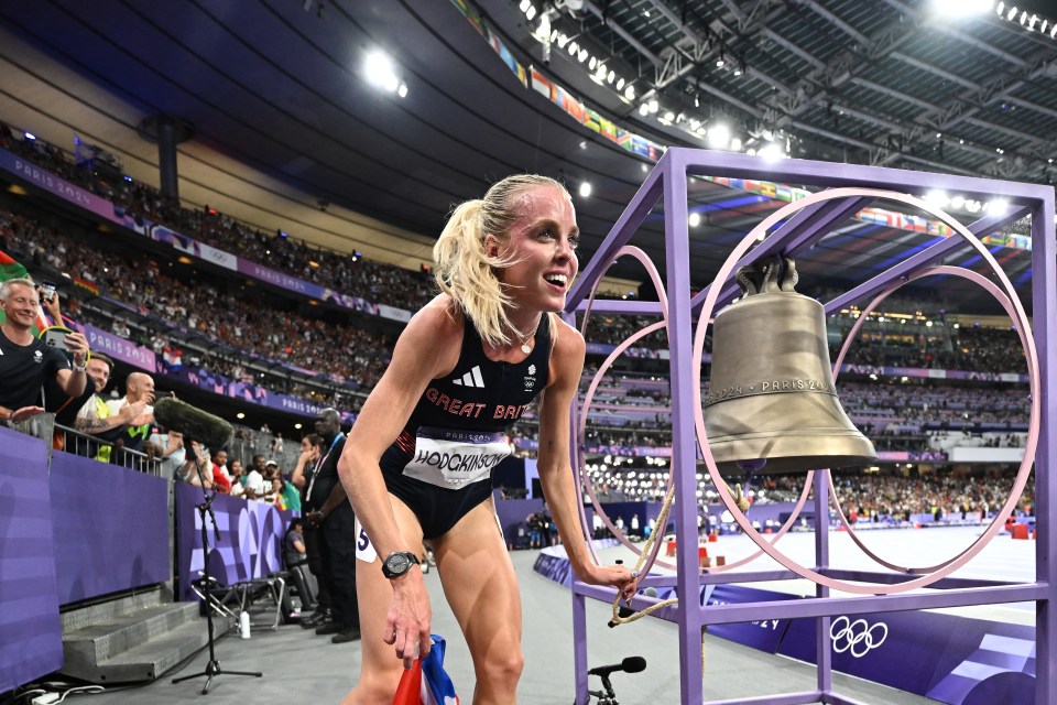 Hodgkinson rings the Olympic bell