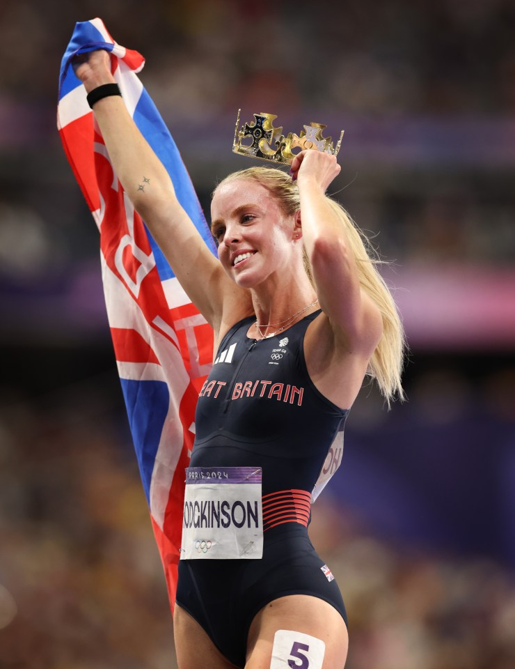 Hodgkinson claimed gold in the women's 800m on Monday, emulating Dame Kelly Holmes