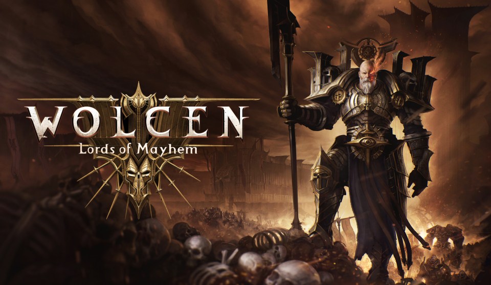 a poster for wolcen lords of mayhem