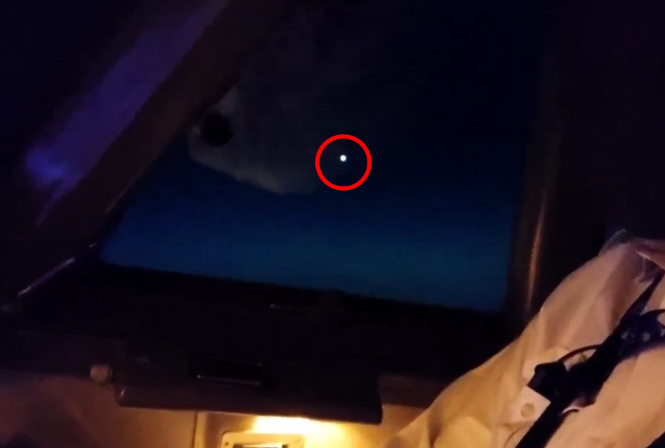 The moment Captain Ruud Van Pangemanan caught the UFO on camera