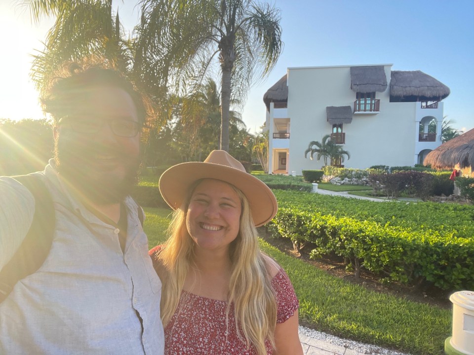 The pair had planned the perfect trip in Mexico the day after their wedding