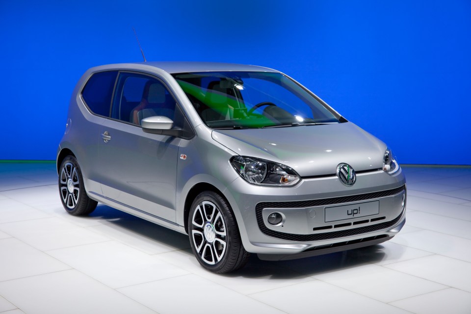 The little VW Up! is surprisingly roomy inside and provides plenty of height