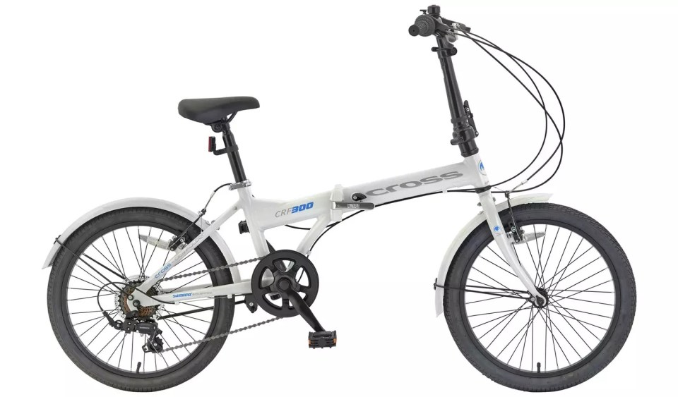 The Cross 20in-wheel foldable bike from Argos is now half-price at £145