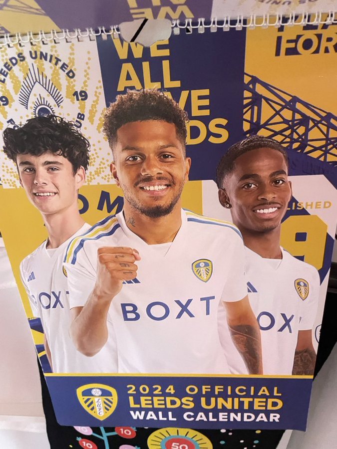 All three of Leeds United's 2024 Calendar cover stars have left the club