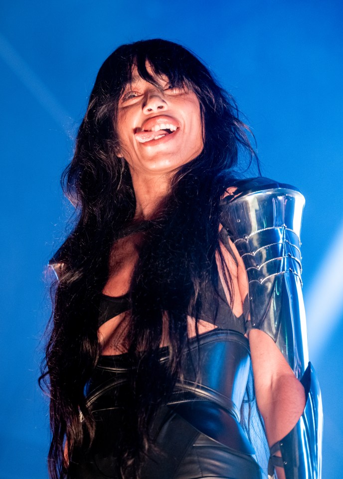 Loreen took to the stage in Manchester on Saturday night