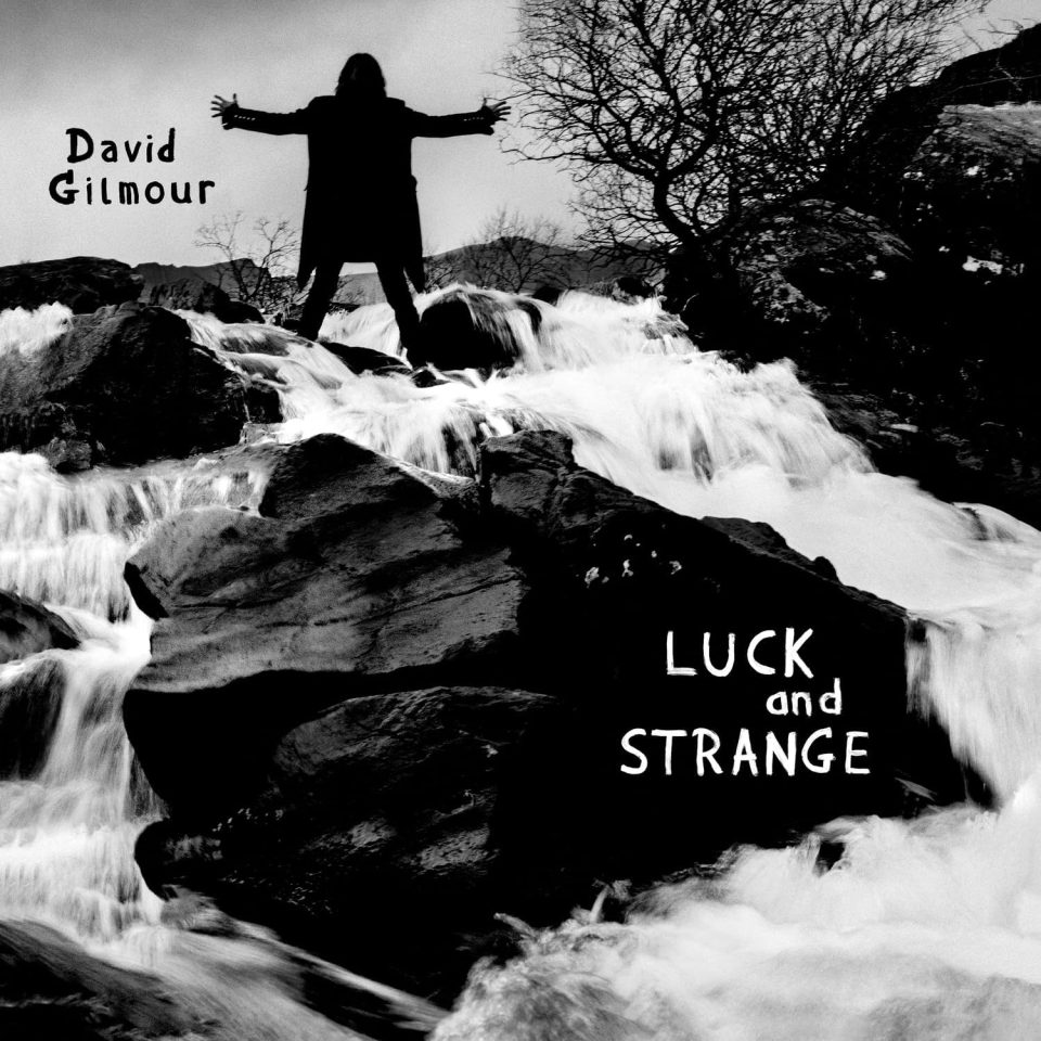 a black and white photo of a waterfall by david gilmour